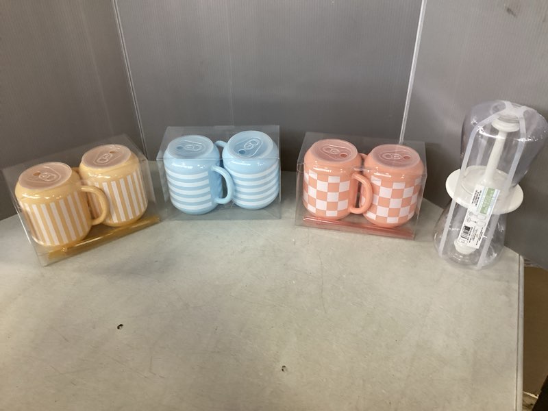 2 COUNT DRINKING CUPS CAPACITY: 12.9 FL OZ(382mL) FOOD SAFE. HAND WASH ONLY. NOT BULLSEYE’S MICROWAVE SAFE. FOR COLD BEVERAGE ONLY. (case pack of 8-sets)