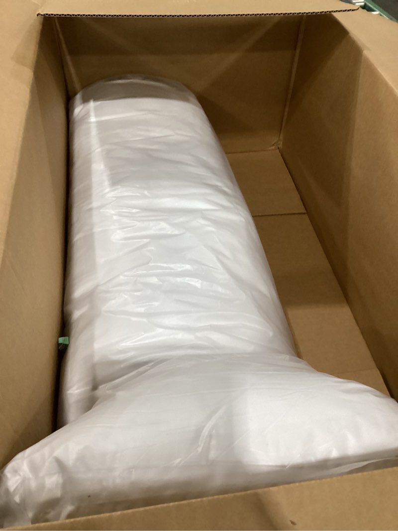 Condition photo showing New/Like New for ELNIDO QUEEN Body Pillow with Pillowcase - Soft Long Bed Pillow for Adults - Breathable Full Body Pillow Insert for Sleeping, 20x54inches - White