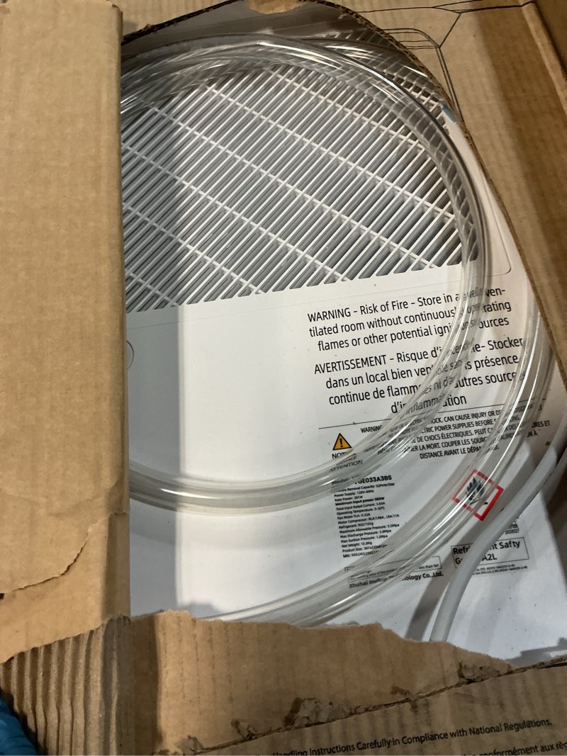 Condition photo showing Good Condition for 5,000 sq.ft most efficient energy star 2024 dehumidifier with pump,vellgoo max 100 pint/d smart compressor dehumidifier for basement with drain hose, for home,large rooms 5,000 sq. ft with pump
