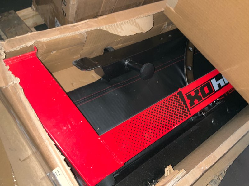 Condition photo showing As Is for Cap Barbell Deluxe Utility Weight Bench Color Series Red, Square Backpad