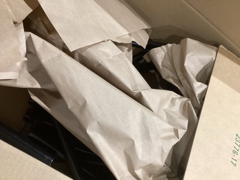 Condition photo showing Good Condition for Veehoo Elevated Dog Bed, Raised Dog Cots for Large Dogs, Waterproof Outdoor Dogs Bed, Cooling Pet Hammock with Guardrail, Upgraded Non-Slip Feet, Breathable Teslin Mesh, Beige Coffee, 41x 27 inches Beige Coffee 41.0"L x 27.0"W x 9.8"Th