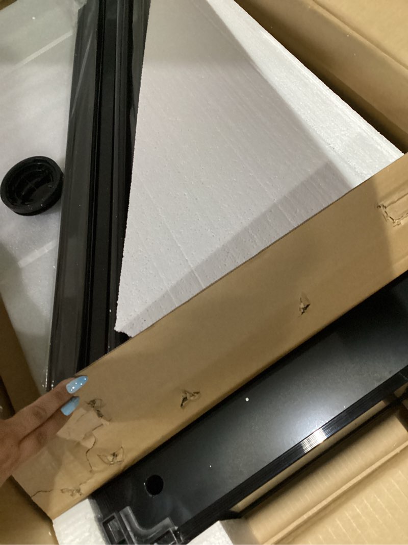 Condition photo showing As Is for repti zoo large tall glass reptile tank 36"x18"x36", 100 gallon vertical reptile terrarium with mesh for chameleon arboreal lizard frog, paludarium vivarium tank 36x18x36 inch