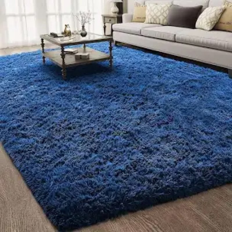 ophanie 6x9 blue rugs for living room, large fluffy shag fuzzy plush soft area rugs, floor shaggy na
