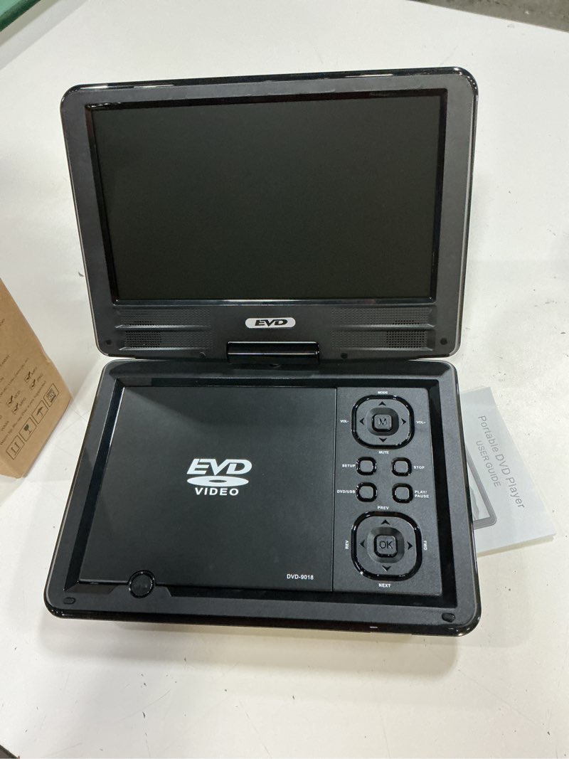 Condition photo showing Good Condition for pjgcwb 11.5" portable dvd player with 9.5" swivel screen, 5-hours rechargeable battery, car dvd player for kids,?supports sd card/usb/cd/dvd and multiple disc formats, high volume speaker(inches, 9.5)
