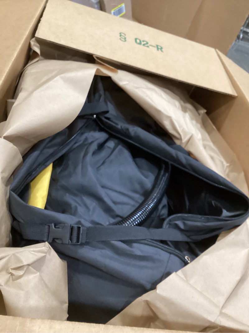 Condition photo showing As Is for taili inflatable blow up tent for camping with hand pump for 2/3/4/6 person, easy setup outdoor inflatable oxford waterproof air tent house for family camping adult 4 person 7.87 x 7.87ft yellow black