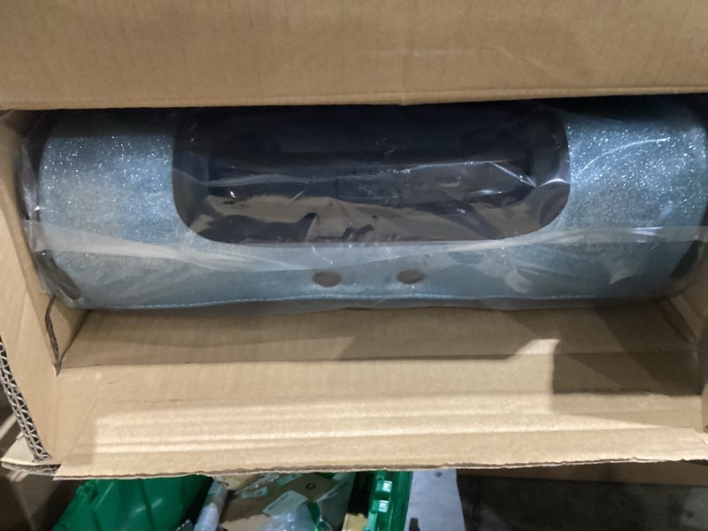 Condition photo showing New/Like New for Dance Bag with Garment Rack and Curtain, 23" Rolling Dance Competition Duffle Bag with Garment Rack | Portable Dance Changing Room Suitcase for Dancers Athlete Livestreamer Cheerleaders 23" Glitter Blue