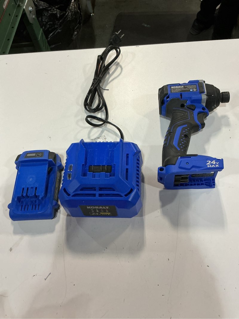 Condition photo showing Good Condition for Kobalt 24 v max brushless 1/4-in impact driver kit 