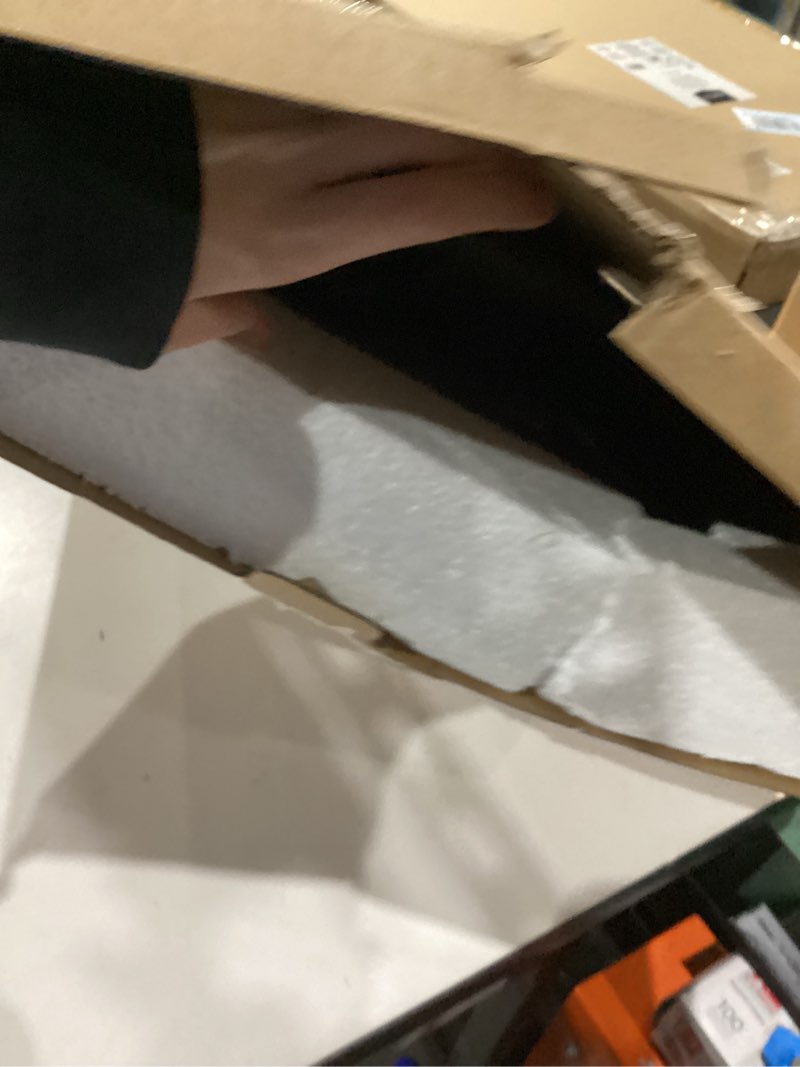 Condition photo showing As Is for Bernhard Products Extra Large Wall Clock 20 Inch Decorative Wrought Iron, Silent Quartz Industrial Gears Black Rustic Metal Roman Numeral European Steampunk Cog Vintage Distressed Details, Battery Wrought Iron - Gears