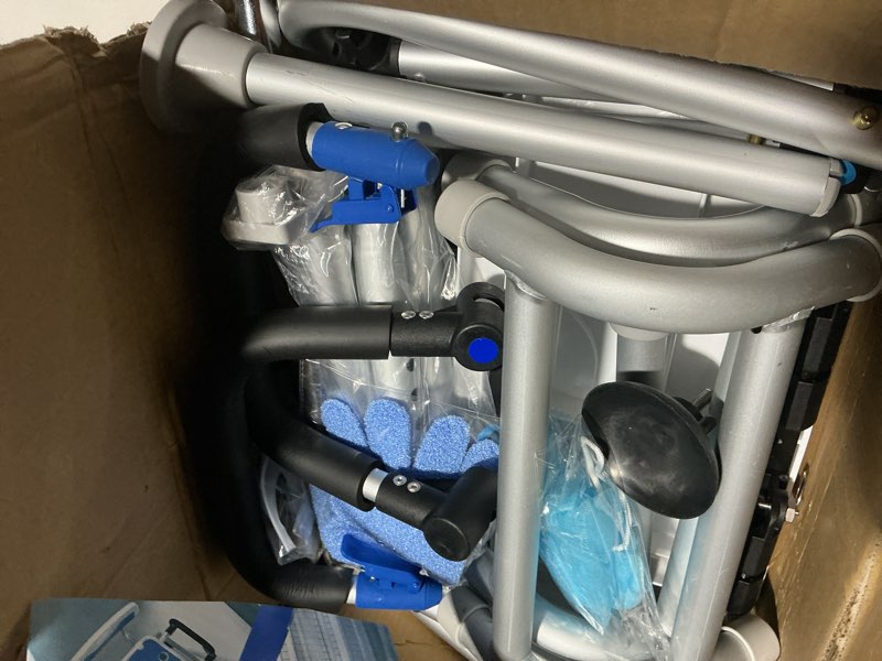 Condition photo showing As Is for Sliding Shower Chair for Inside Shower & Bathtub, 500lb Heavy Duty Adjustable Height Transfer Bench, Shower Bench Seat for Elderly Disabled & Seniors, Tub Transfer Bench with Quick-Dry Seat Sliding Shower Chair with Arms and Back