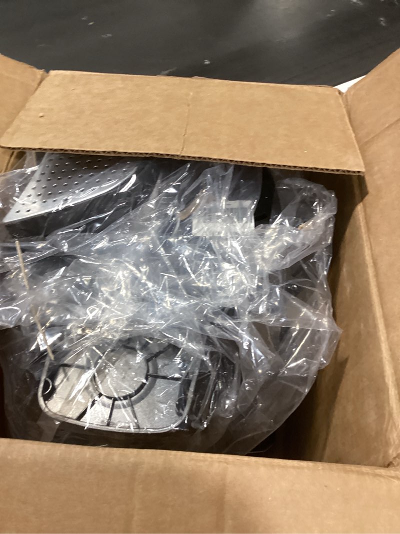 Condition photo showing As Is for Keurig K-Elite Single Serve K-Cup Pod Coffee Maker, with Strength and Temperature Control, Iced Coffee Capability, 8 to 12oz Brew Size, Programmable, Brushed Silver