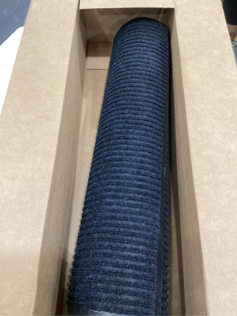 Condition photo showing Good Condition for aviditi brush step deluxe vinyl carpet mat, 3' x 6', charcoal (mat383ch)