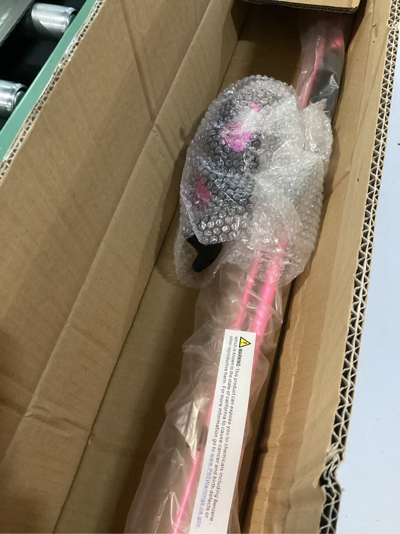 Condition photo showing Good Condition for fiberglass fishing pole - strike series 78-inch collapsible rod and spinning reel combo, eva handle, pre-spooled reel, fishing gear for catching walleye, bass, trout, and more by wakeman pink