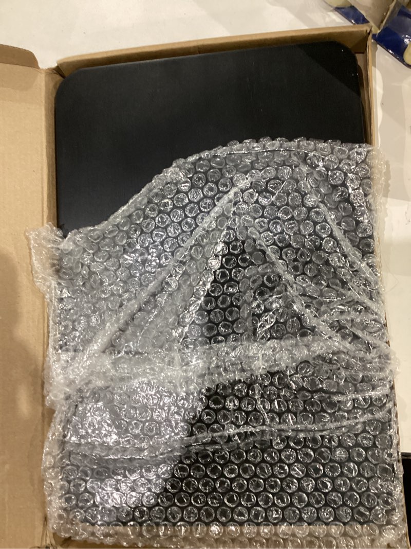 Condition photo showing New/Like New for Appliance Slider 360° Rolling Tray for Coffee Maker Bamboo Coffee Pot Slider Tray Countertop Rotation Sliding Tray with Wheels, Small Appliances Mat Easily from Under the Cabinet Black(13.9"×9.4") Small (13.9"×9.4") Black