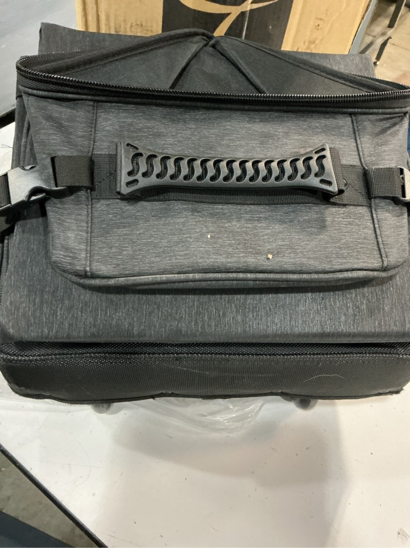 Condition photo showing Good Condition for (similar)golf travel bag for airlines: hard case top, waterproof zippers, 1680d oxford fabric, built-in tsa lock, oversized tank wheels, lightweight, easy to maneuver – maximum club protection