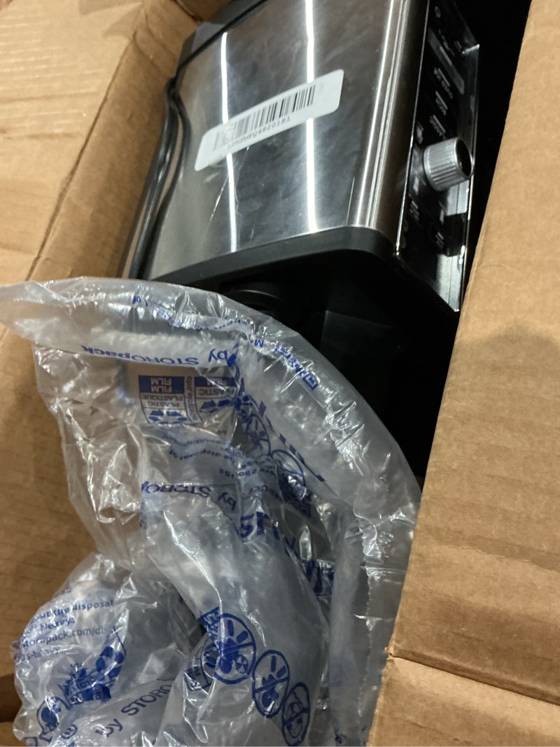 Condition photo showing As Is for ninja specialty coffee maker, hot & iced coffee, 6 brew styles, 8 sizes, small cup to travel mug, 10-cup carafe, fold-away frother, permanent filter, removable reservoir, black, cm401 10 cup