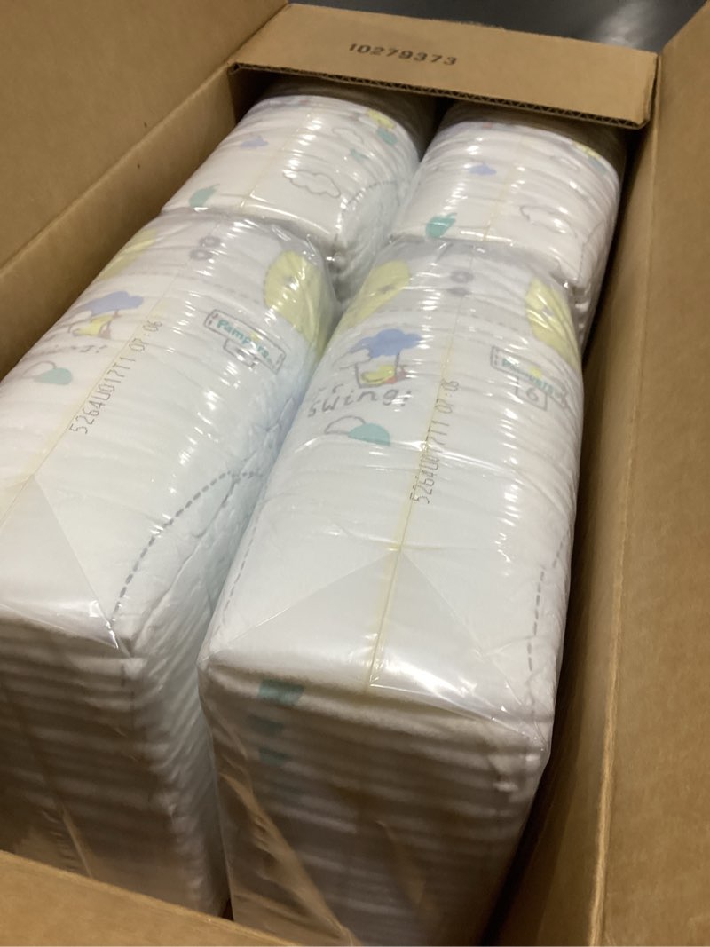 Condition photo showing Good Condition for Pampers Swaddlers Diapers, Size 6 (23-44 lbs), 108 Count, Absorbent, Keeps Baby Dry and Comfortable, Skin Safe Disposable Baby Diaper (Packaging May Vary) Size 6 108
