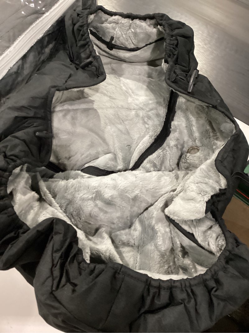 Condition photo showing New/Like New for Car Seat Cover for Babies Winter - Baby Car Seat Covers Universal Cold Weather Shield,Warm and Cozy Carseat Covers Canopy Water Resistant for Baby Protection Car Seat Covers for Infant Car Seat Black