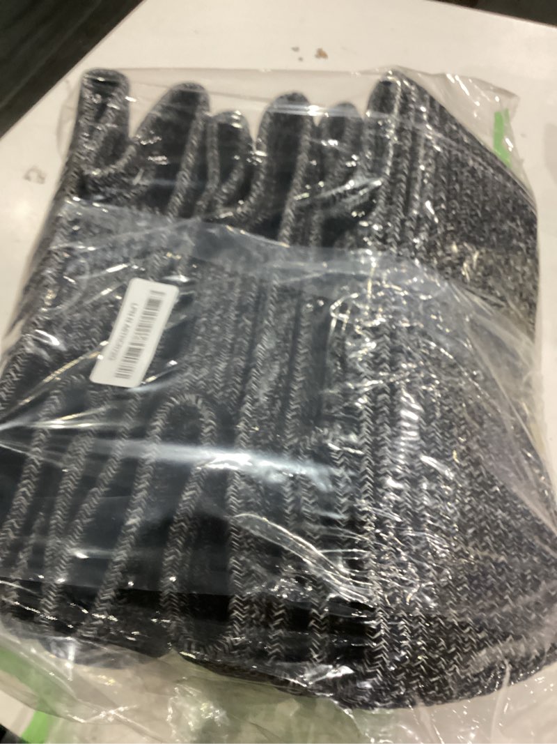 Condition photo showing As Is for (Similarly)Large Shallow Organizing Baskets 15x11x5.1 Inches - Rope Woven Storage Bins for Bathroom, Shelves, Cube Closet, Black 2 Packs 2pcs-L15×W11×H5.1\" Black