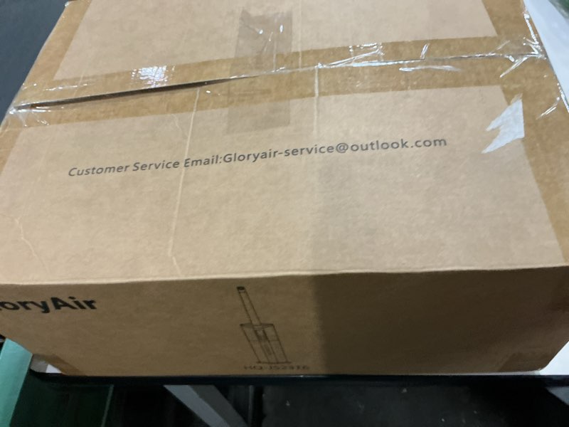 Condition photo showing New/Like New for Humidifiers for Bedroom - GloryAir 2.38Gal/9L Top Fill Cool Mist Humidifier for Large Room 500ft² 120H Last with Auto Mode 7-Color Light Humidistat Aroma Box Quiet Humidifiers for Plants Baby & Adults White Single Atomizer Cool Mist