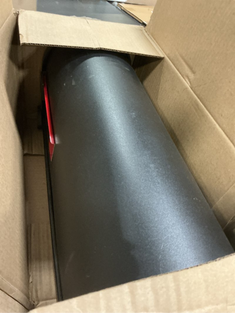Condition photo showing Good Condition for architectural mailboxes gibraltar mailboxes arlington large capacity galvanized steel textured black, post-mount mailbox, ar15b000