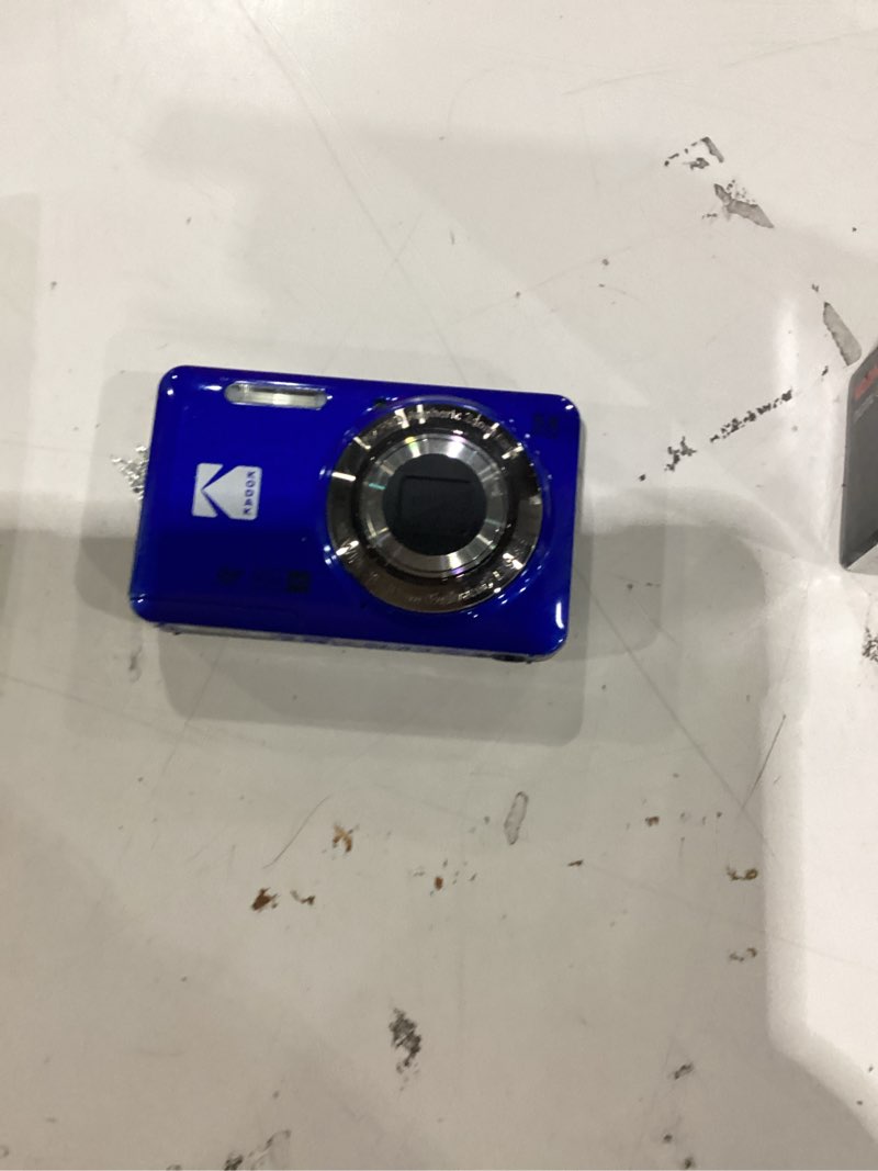 Condition photo showing Good Condition for KODAK PIXPRO FZ55-BL 16MP Digital Camera 5X Optical Zoom 28mm Wide Angle 1080P Full HD Video Li-Ion Battery 2.7" LCD Vlogging Camera (Blue)