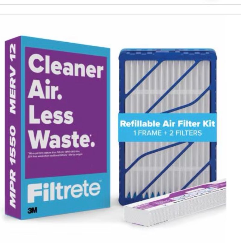 Filtrete™ Refillable MPR 1550 Allergen, Bacteria & Virus Air Filter