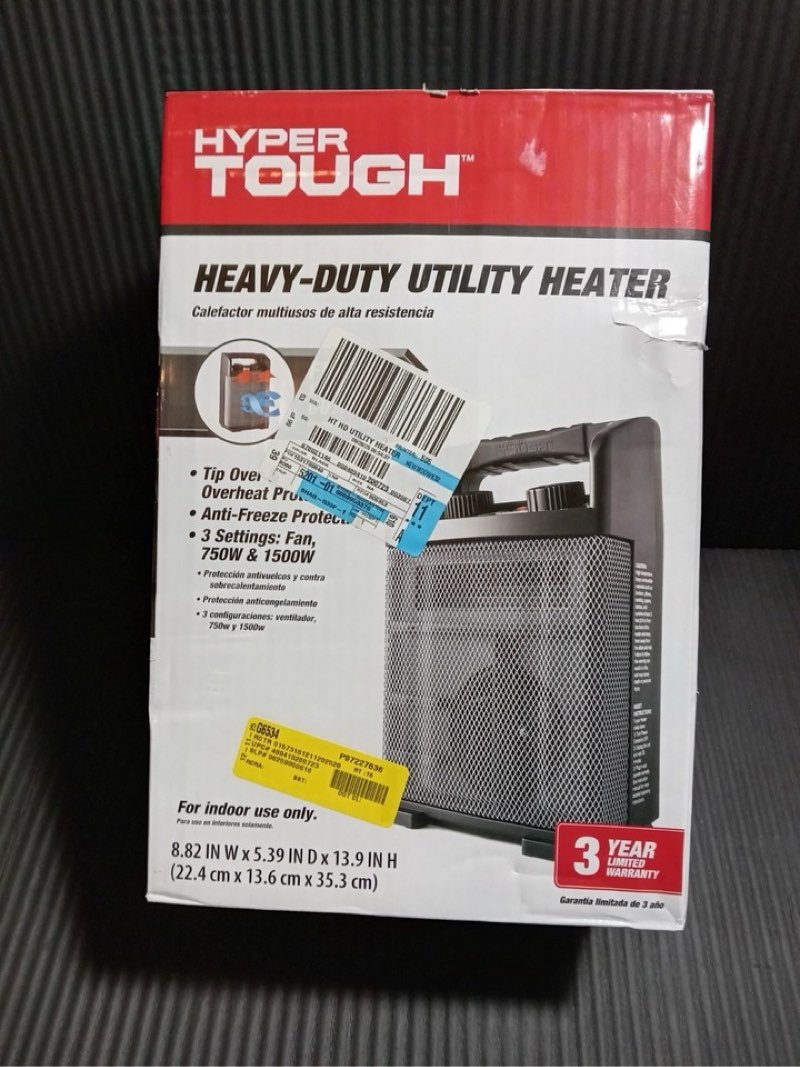 hyper tough heavy-duty utility heater model # shag-g33f