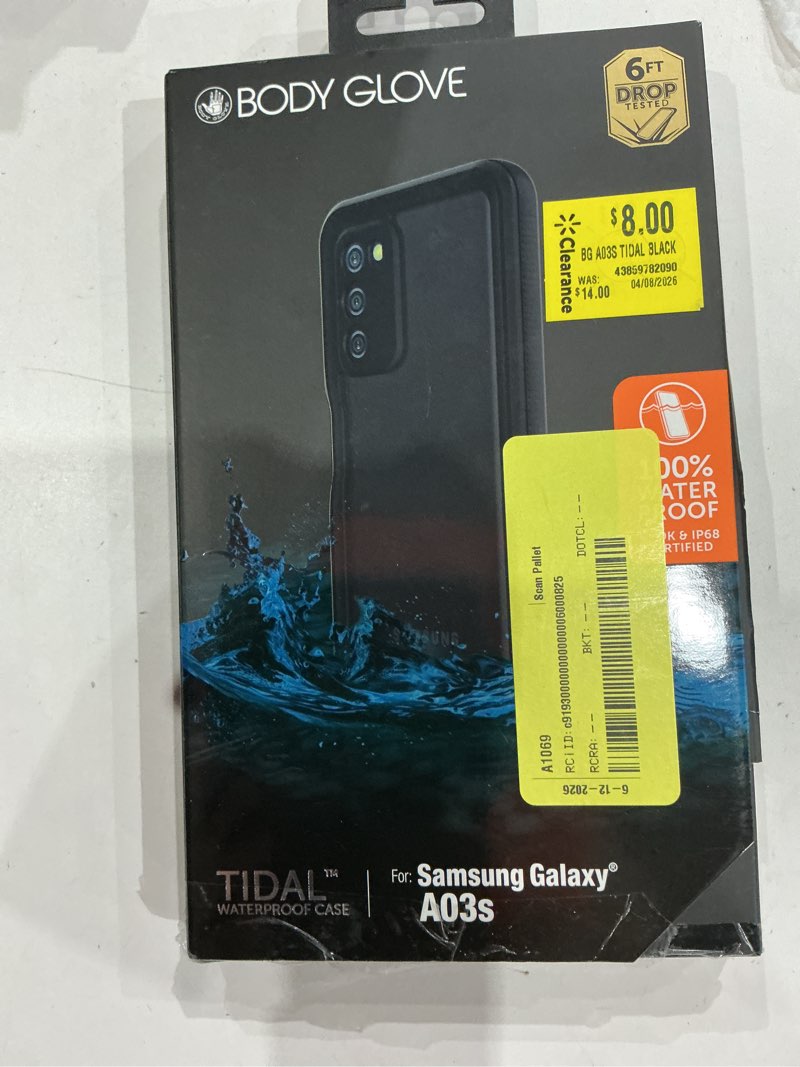 Condition photo showing New/Like New for body glove waterproof tidal phone case for samsung galaxy a17 5g - black/clear
