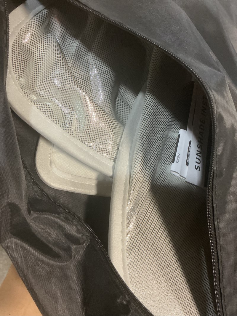 Condition photo showing Good Condition for tesla model y sunshade roof never sag heat-insulating, uv-protective, nano ice-crystal coatings interior accessories for tesla model y 2019-2024 2019-2024 gray