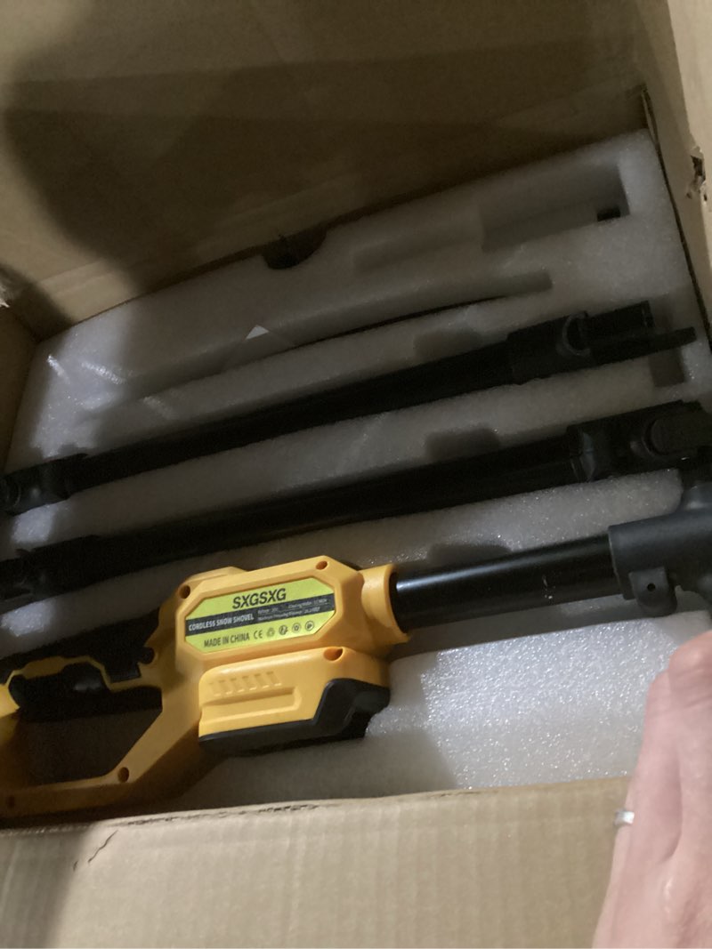 Condition photo showing New/Like New for Electric Snow Shovel for Dewalt 20V Max Battery, 11" Brushless Snow Blower with Adjustable Handle, Max 26 FT Snow Thrower, Cordless Snow Shovel 20V for Driveway, Sidewalk, Patio, Deck (No Battery)