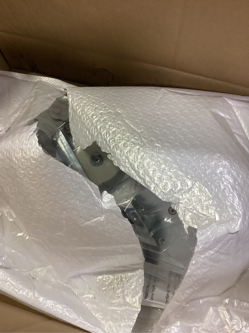 Condition photo showing New/Like New for Hydraulic Buffer Cabinet Door Hinge, Vertical Lift Up Storage Cabinet Door Hinge, Soft Closing Hidden Hinges with Adjustable Damping Force for Bookshelf Furniture 19.69-31.49 Inch Interior Length