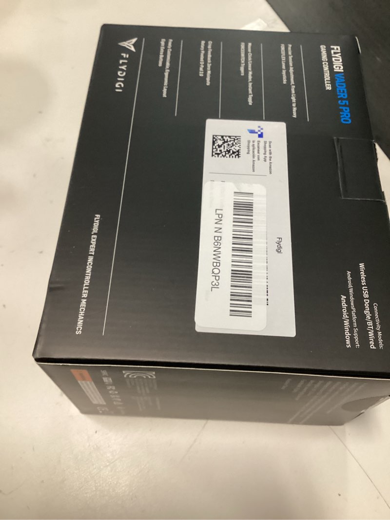 Condition photo showing New/Like New for flydigi vader 5 pro pc controller, forceflex joysticks, 3ms ultra-low latency, forceswitch triggers, 8 extra buttons, triggers & grips vibration, 1000mah battery, pc/ns/android/tv