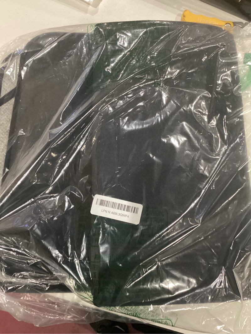 Condition photo showing As Is for Black Bath Mat Runner Long Narrow Bathroom Rug Memory Foam Microfiber Bathroom Carpet Non Slip Soft Absorbent Washable Bathrug,16" x 47" 1'4" x 3'11" (Runner) Black