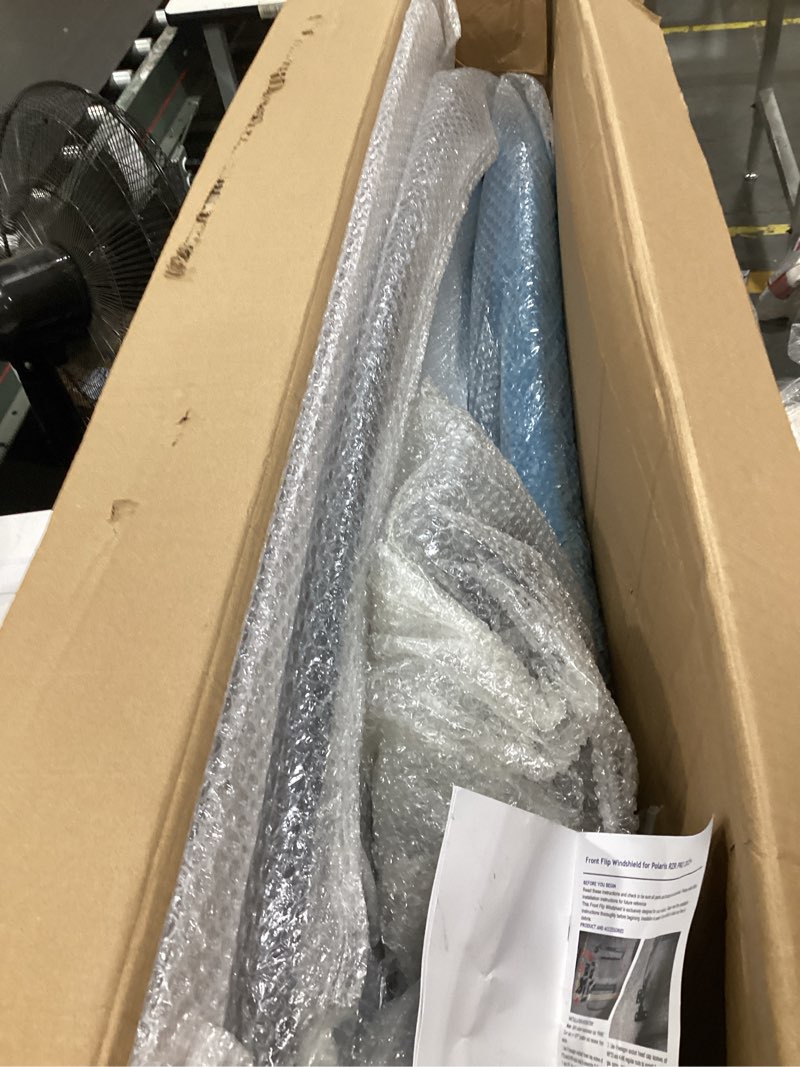 Condition photo showing Good Condition for starknightmt 2025+ rzr pro xp full vented windshield scratch-resistant hard-coated pc wind shield compatible with polaris rzr pro (xp/xp4/s/s4) 2025 2026, front windscreen with adjustable vent, clear