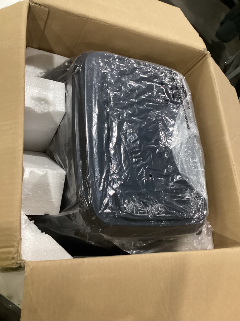 Condition photo showing New/Like New for Elite Gourmet Dual Zone Air Fryer Oven, 11QT Capacity with Divider, PFAS Free Nonstick, SYNC FINISH, 10 Preset Functions, Bake, Roast, Broil, Air Fry, Toast, Dehydrate, 1600W, with 25 Recipes, Black 11 Quart Black