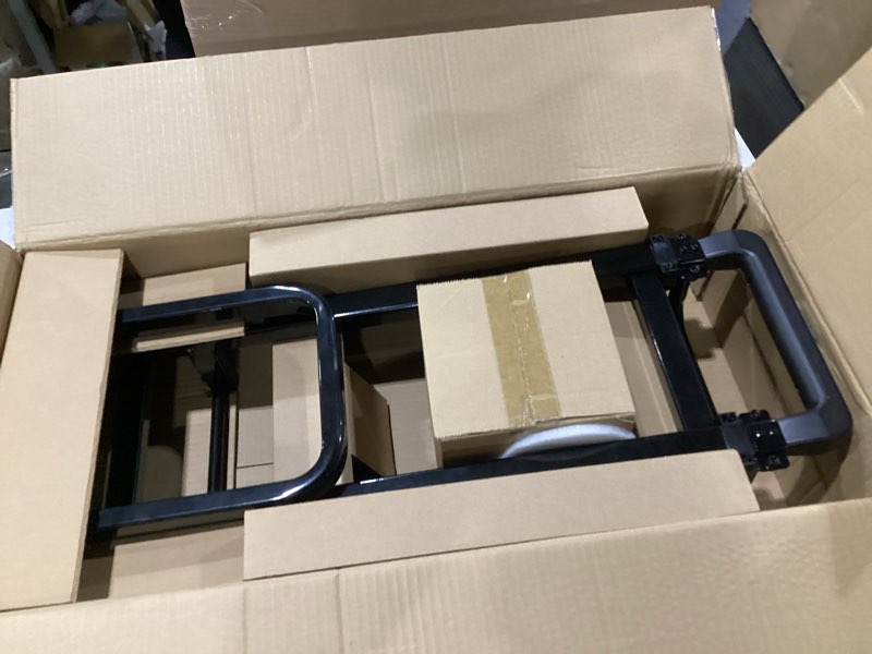 Condition photo showing New/Like New for KEDSUM Dolly Cart with Wheels, Upgrade Labor-Saving Folding Dolly with Training Wheels, Heavy Duty Hand Truck Cart with Pedal Rod,Thickened Iron Pipe for Moving, Furniture, Warehouse Use