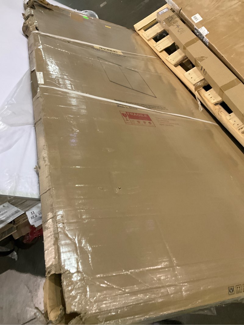Condition photo showing As Is for amorho gym mirror 48''x48''(2pcs 48''x24''), tempered glass, frameless full body mirror for home, yoga studios, dance rooms, garage gyms. 48''x24'' -2pcs