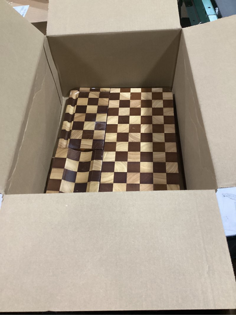 Condition photo showing New/Like New for Acacia Wood Cutting Boards for Kitchen-Large Wooden Cutting Boards for Chopping Meat, Cheese, Fruits, and Vegetables