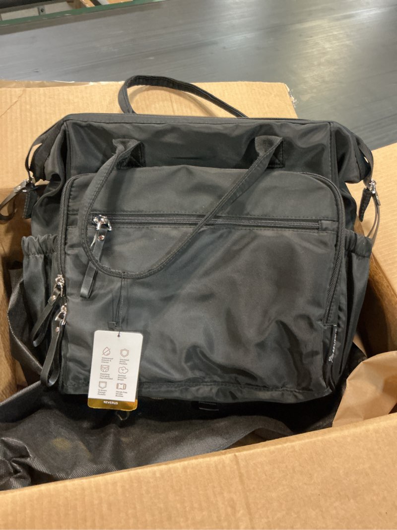 Condition photo showing Good Condition for large diaper bag tote – lightweigt diaper tote bag with large capacity – matching changing pad, waterproof design, insulated bottle pockets, padded crossbody shoulder strap