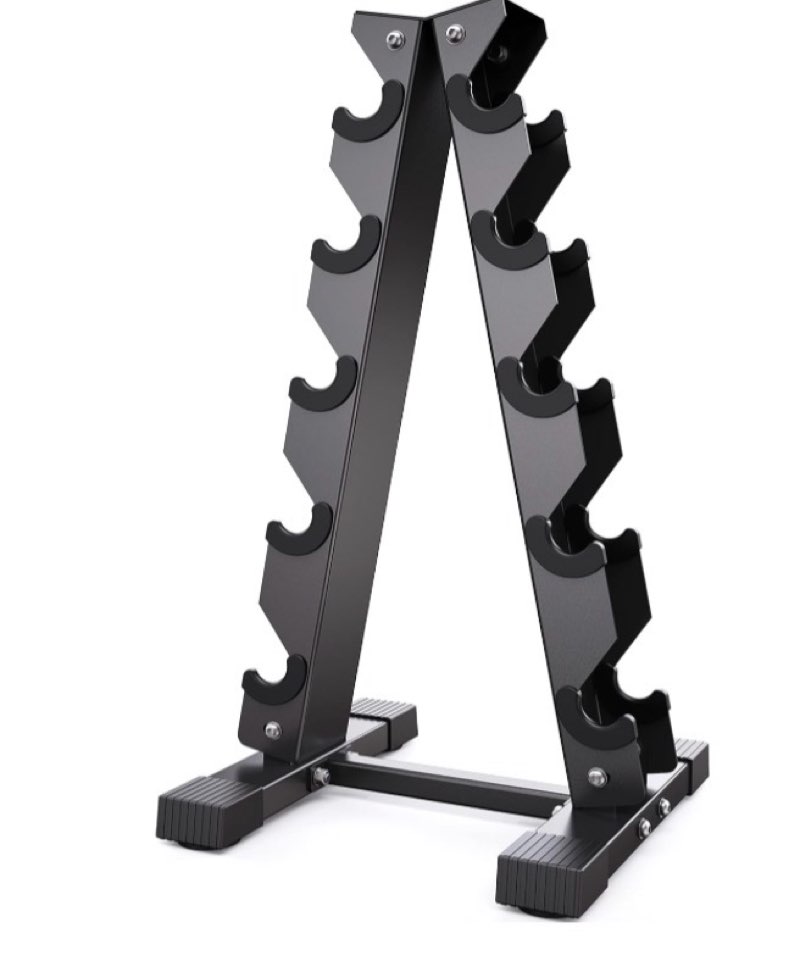 CAP Barbell A-Frame Dumbbell Weight Rack, Carbon