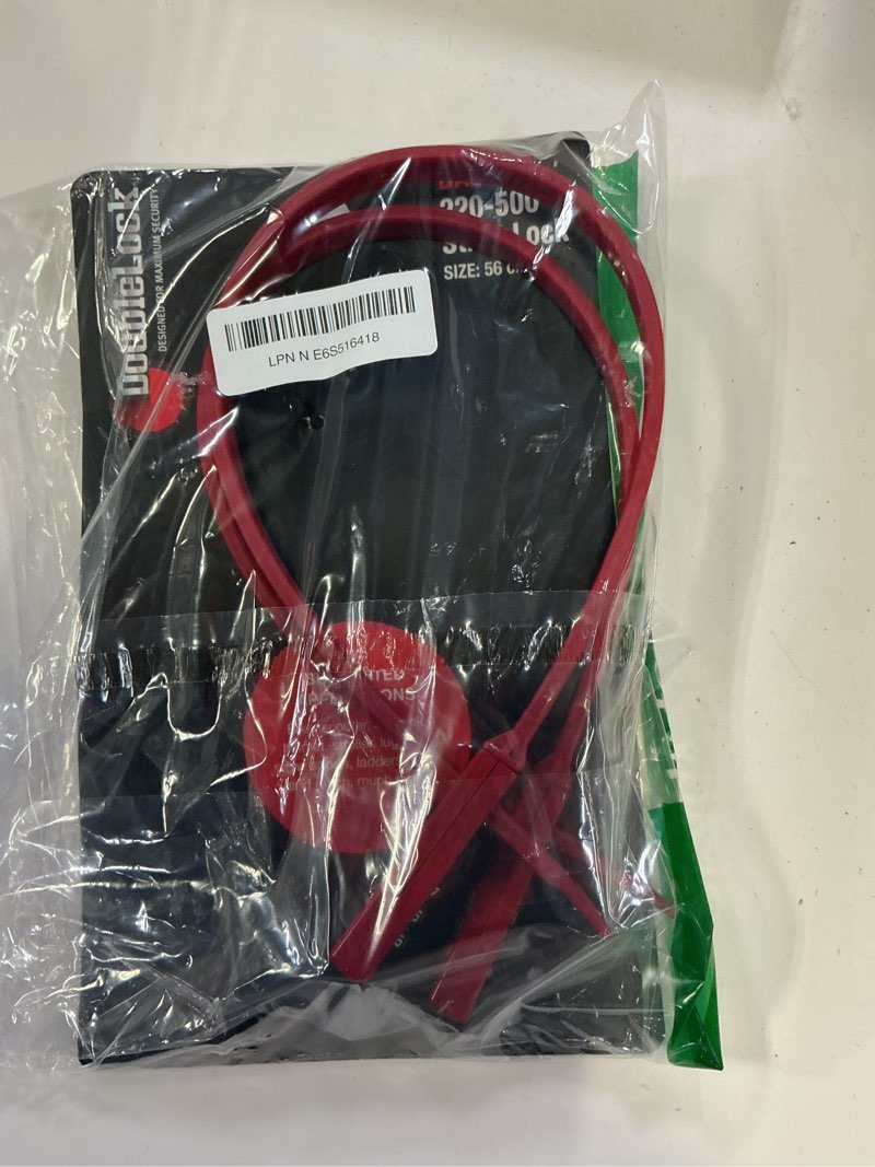 Condition photo showing Good Condition for doublelock badger strap lock 2 pack, 19 inch strong and pliable yet ridgid strap locks, resettable combo - zip style security for helmets, backpacks, coolers, skis, strollers and cabinets.