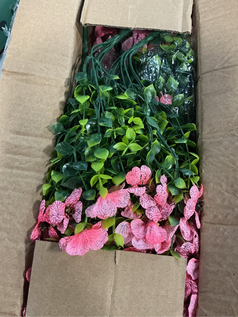 Condition photo showing Good Condition for grunyia artificial fake flowers for outdoor spring decoration, 16 bundles faux silk colorful daisy uv resistant realistic for outside porch patio home yard garden planters pots window box (pink)