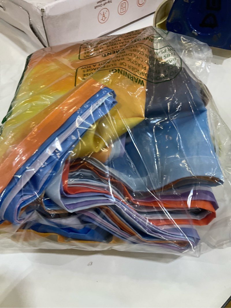 Condition photo showing As Is for Wiooffen 8 Pcs Fluorescent Light Covers with 80 Magnets Decorative for Classroom Ceiling Light 4x2 F