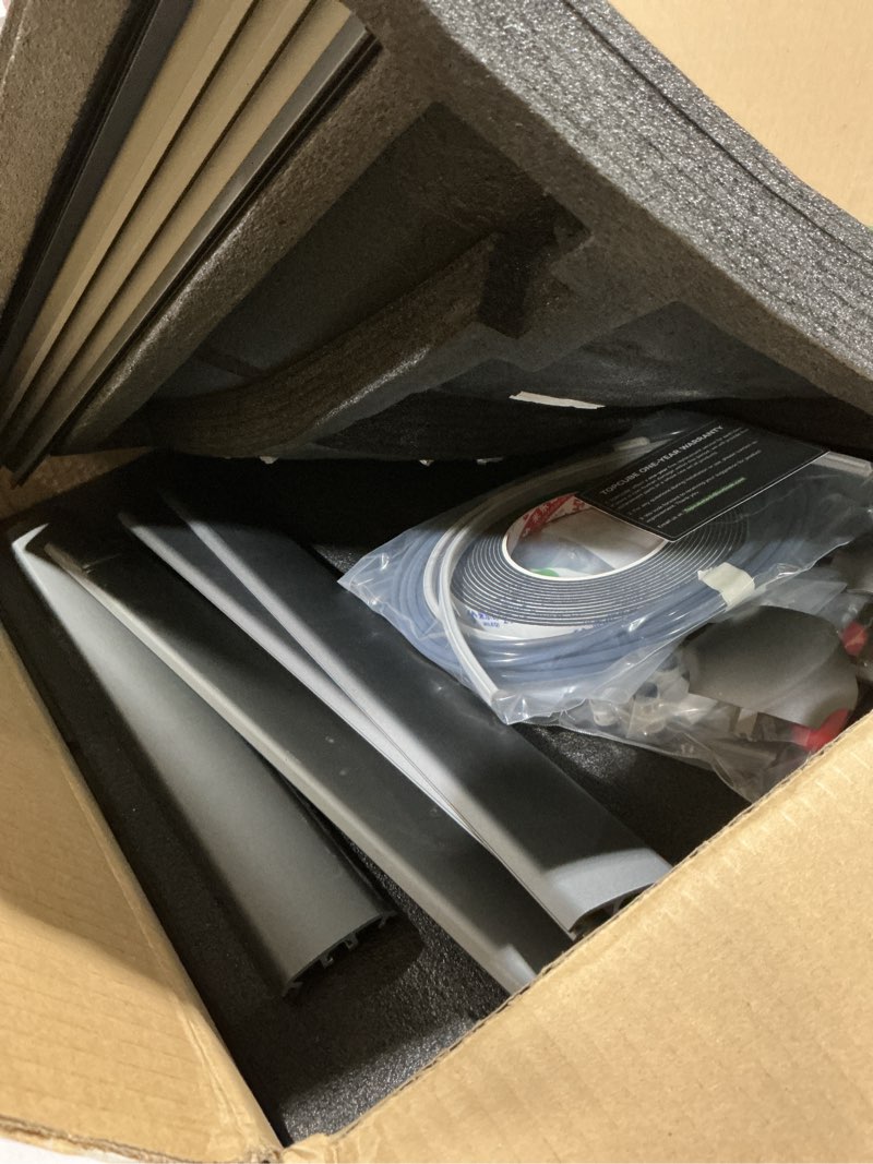 Condition photo showing Good Condition for 3D Printer Enclosure for Bambu Lab A1, 360° Transparent Acrylic Enclosure with LED Light, Odor Isolation Noise Reduction Constant Temperature 3D Printer Cover Box