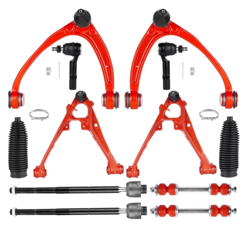 Front Upper Lower Control Arm Suspension Kit for Chevy Silverado Suburban GMC Sierra 1500 Yukon Cadi