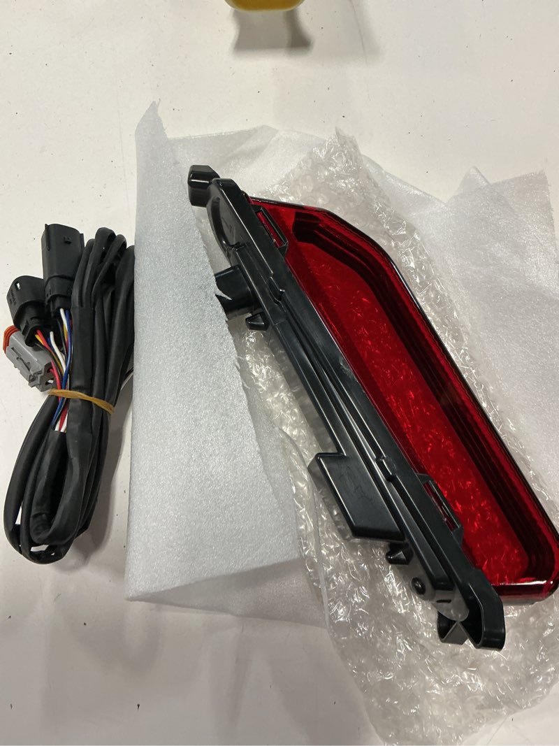 Condition photo showing Good Condition for led tail lights for rear fender fascia compatible with touring road king flhr, road glide fltrx, street glide flhx, ultra limited flhtk, electra glide standard 2014-2025 (red lens)