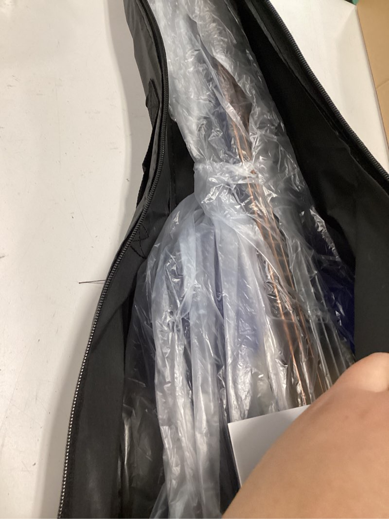 Condition photo showing New/Like New for 30in beginner acoustic guitar basic starter kit tuner bag capo strings winders strap picks student/kids guitar pickguard with gig bag blue