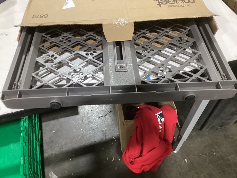 Condition photo showing Good Condition for MYPET North States Paws Portable Pet Gate: 26-40" Wide. Pressure Mount. No Tools Needed. Made in USA, 23" Tall, Expandable, Durable Dog Gates for Doorways, Fieldstone Gray