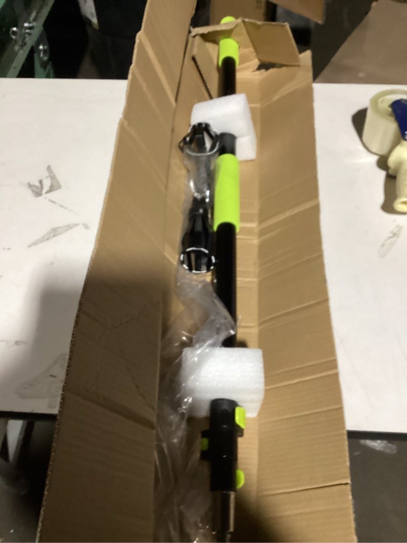 Condition photo showing As Is for 20FT Light Bulb Changer for High Ceilings with 4-12FT Telescopic Extension Pole 2 Plastic Baskets and Suction Cup for Recessed Lights, Light Bulb Removal Tool