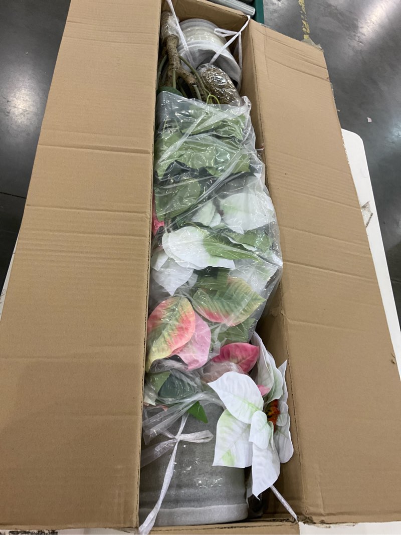 MHMJON 4 ft Christmas Tree for Front Porch Decor, 2 PCS Outdoor Pathway Christmas Trees Faux Topiary